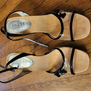 Guess Black Heels Elegant Design